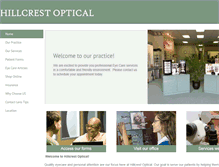 Tablet Screenshot of hillcrestoptical.net